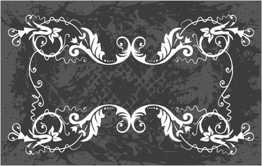 Decorative frame with pattern