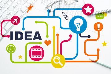 Network media background