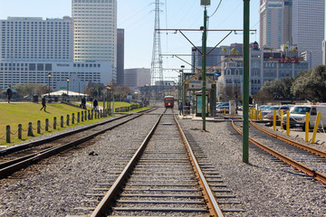 Fototapeta premium New Orleans Street Cars