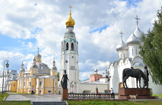 View of Vologda Kremlin.