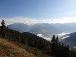 Alpenpanorama bei Zell am See in Österreich