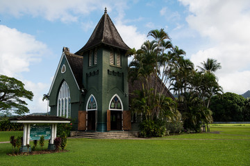 Fototapeta na wymiar Waioli Huiia Church of Christ