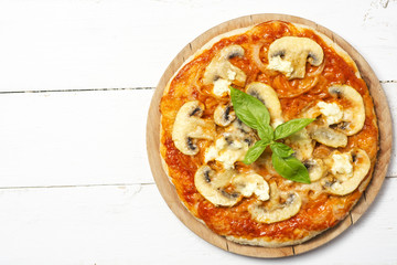 mushroom pizza 