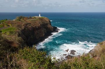 Fototapeta na wymiar Kilauea Lighthouse