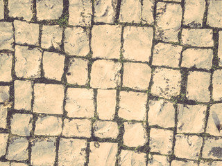 Textured natural stone pavement surface background