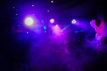 Disco lights and show