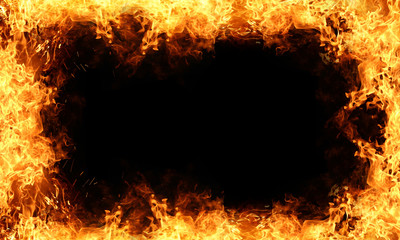 Fire flames backgroun