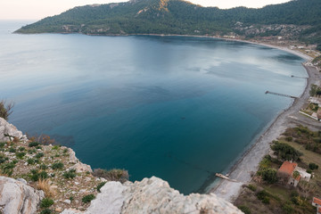 Fototapeta premium Kumlubuk Bay in Marmaris Turkey
