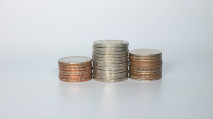 Money, Financial, Business Growth concept, coins