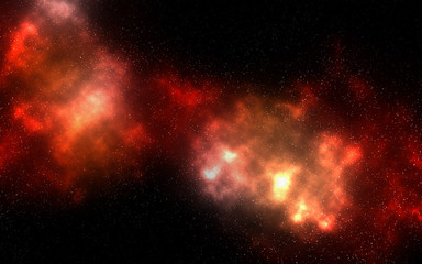 Fototapeta na wymiar Space Nebula