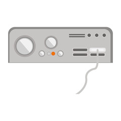 Console icon. Videogame play leisure gaming technology and entertainment theme. Isolated design. Vector illustration