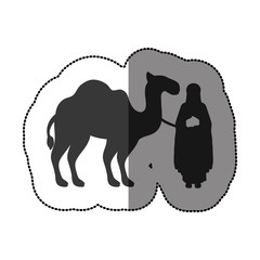three wise men icon vector illustration graphic design