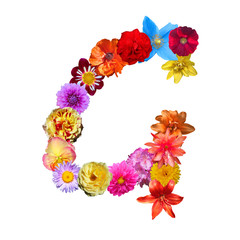 Flower Letter G
