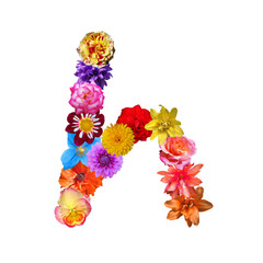 Flower Letter H