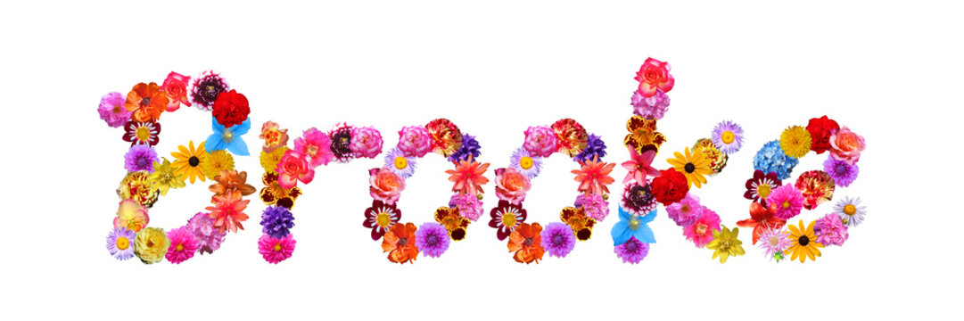 Flower Name Brooke
