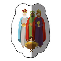 Fototapeta premium three wise men icon vector illustration graphic design
