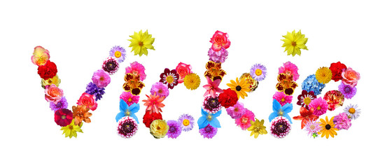 Vickie Flower Name