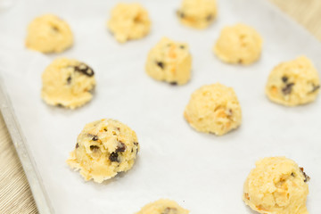 oat cookies with nuts and raisins
