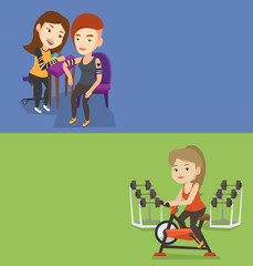 Two lifestyle banners with space for text.