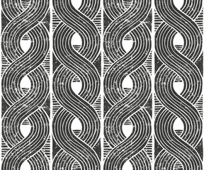 Vector seamless abstract pattern. Hand drawn background.