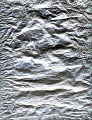Crumpled Silver Foil
