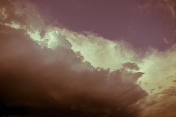 Dark Grey Storm Clouds Filtered