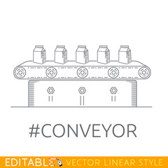 Conveyor production.