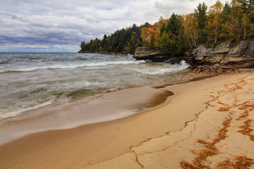 Rocky Lake Superior Coastline - Upper Peninsula Michigan