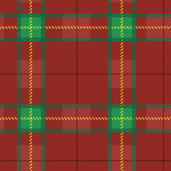 tartan fabric texture in a square pattern seamless; vector ilustration