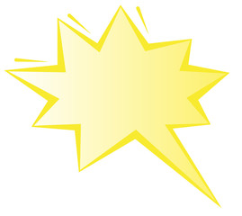 Yellow Speech Bubble