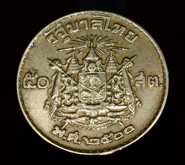 Coin of Thailand, macro