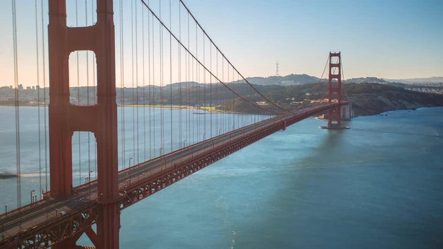 San Francisco. Golden Gate bridge. Famous bridge. America. USA. California