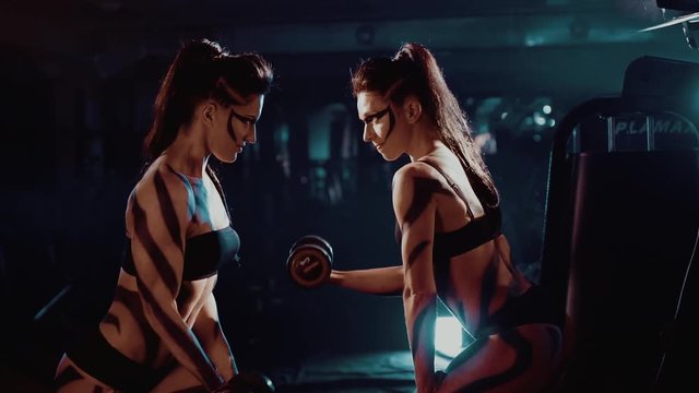 Lesbian Gym Video