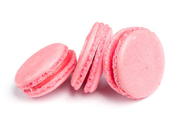 Tasty macaroons isolated