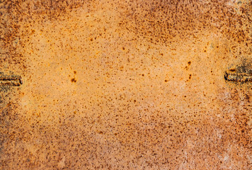 Rusty corrugated metal wall