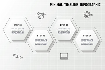 business minimal infographic template