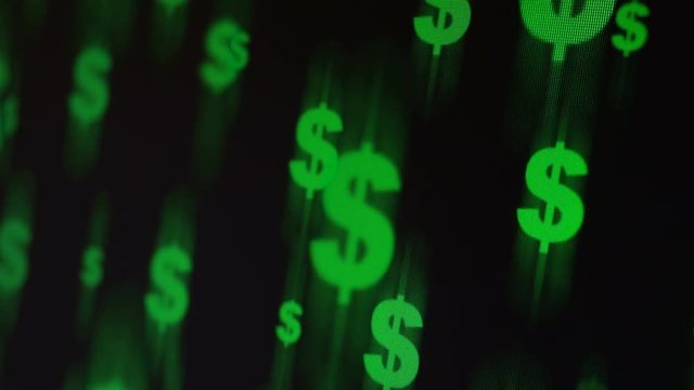 Flying dollar signs