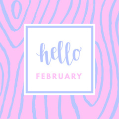 Valentine day greeting card.