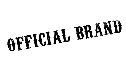 Official Brand rubber stamp