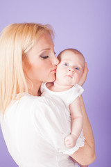 mom and son love happiness baby