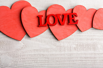 Valentine's Day background with heart. A heart. Love. Romantic background with place for writing. I...