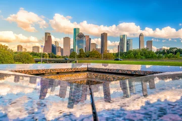 Poster Skyline von Downtown Houston © f11photo