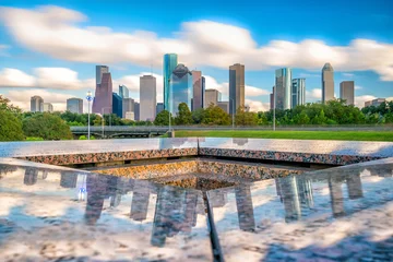 Tischdecke Skyline von Downtown Houston © f11photo