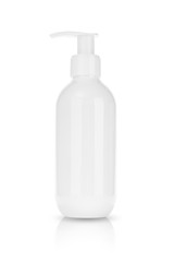 Cosmetic product  for cream, foam, shampoo. on  white background