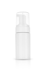 Cosmetic product  for cream, foam, shampoo. on  white background