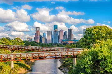 Raamstickers Downtown Houston skyline © f11photo
