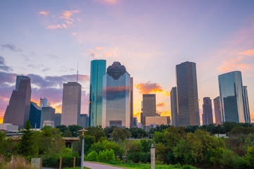 Obraz premium Downtown Houston skyline