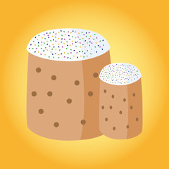 Easter cakes. Orthodox holidays and traditional food.