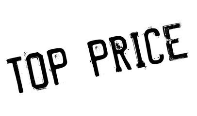 Fototapeta premium Top Price rubber stamp. Grunge design with dust scratches. Effects can be easily removed for a clean, crisp look. Color is easily changed.