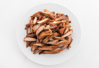 fried beef with garlic